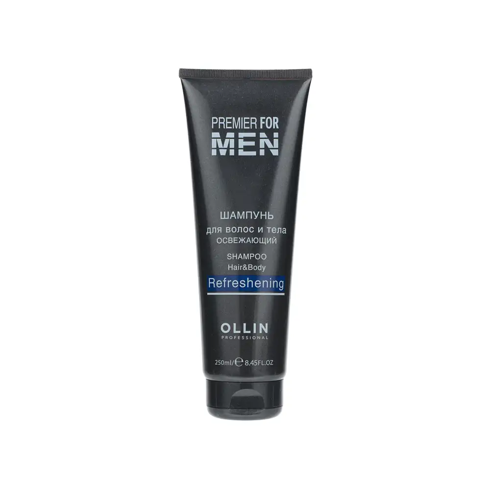 OLLIN Premier For Men Hair & Body Refreshing Shampoo dušigeel meestele